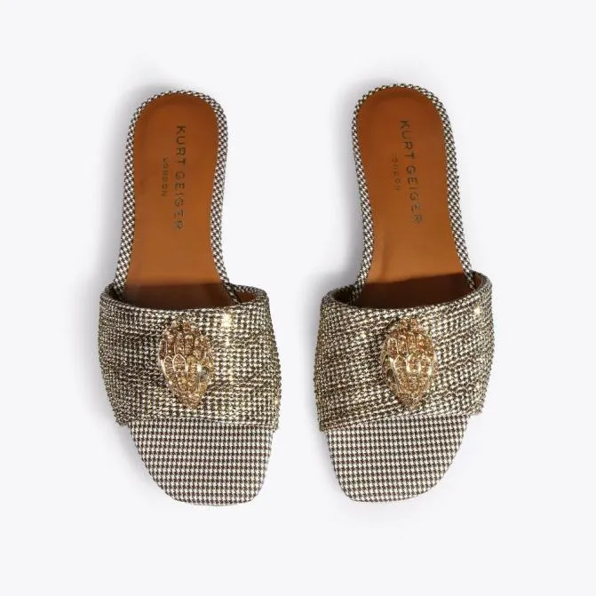 Kurt Geiger Sandals Kensington Flat Sandal Beige 8211 Women
