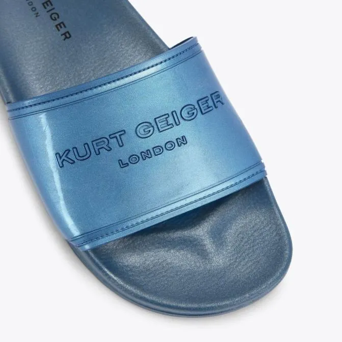 Kurt Geiger Sandals Mens Pool Slider Petrol 8211 Men