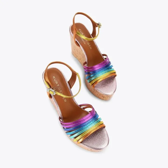Kurt Geiger Sandals Pierra Wedge Heel Multiother 8211 Women