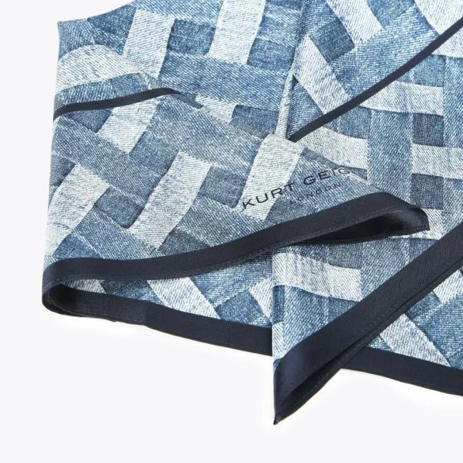 Kurt Geiger Scarves and Gloves Bandana Scarf Denim 8211 Women