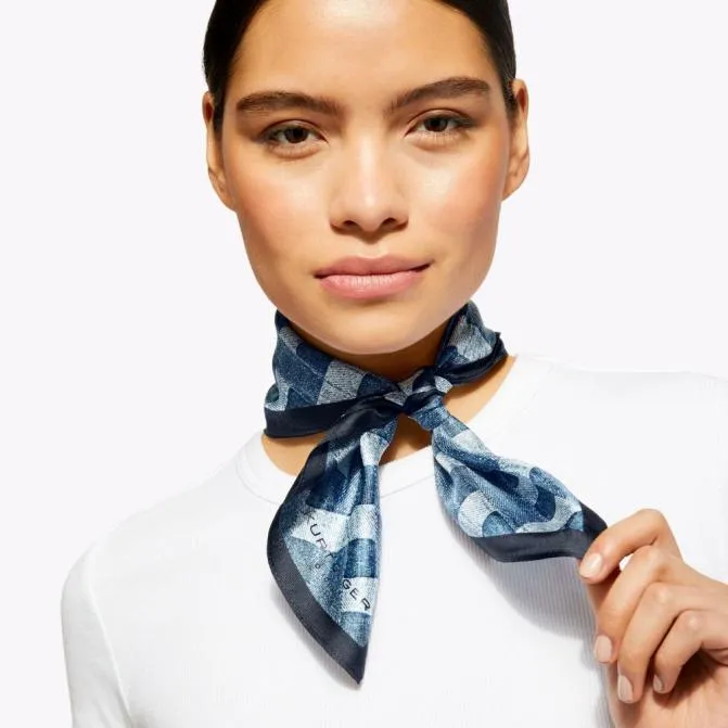 Kurt Geiger Scarves and Gloves Bandana Scarf Denim 8211 Women