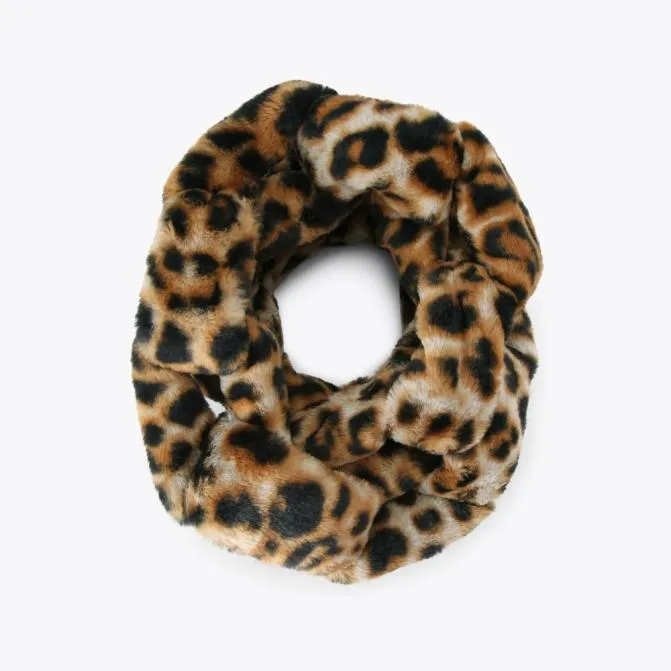 Kurt Geiger Scarves and Gloves Faux Fur Chain Scarf Brown Other 8211 Women