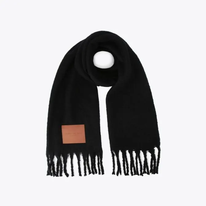 Kurt Geiger Scarves and Gloves Yarndye Scarf Black 8211 Women