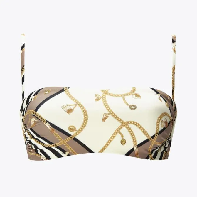 Kurt Geiger Swim Kensington Bandeau Beige Combination 8211 Women