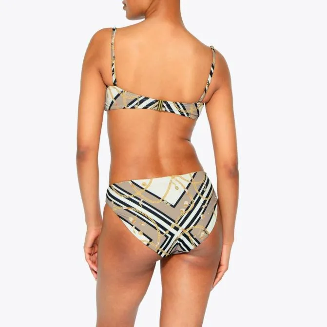 Kurt Geiger Swim Kensington Bandeau Beige Combination 8211 Women
