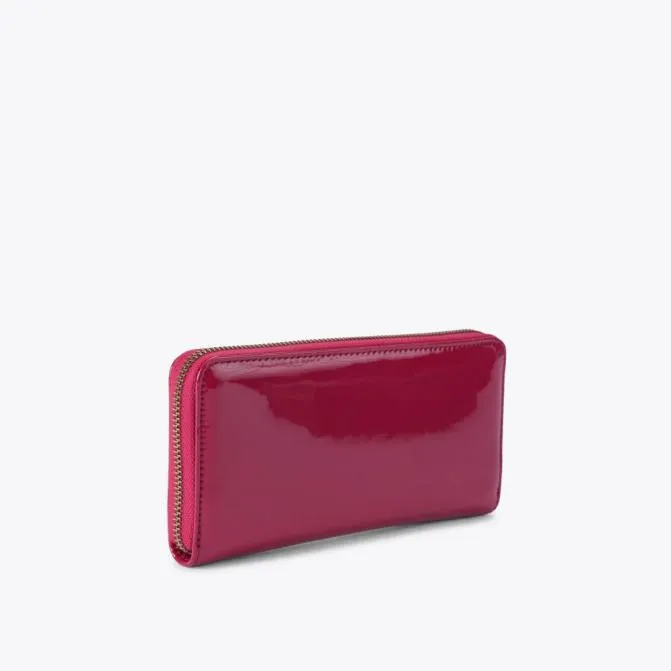 Kurt Geiger Wallets and Purses Chelsea Zip Around Wallet Fushia 8211 Women