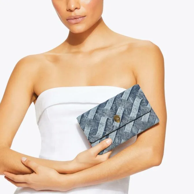 Kurt Geiger Wallets and Purses Kensington Wallet On Chain Denim 8211 Women