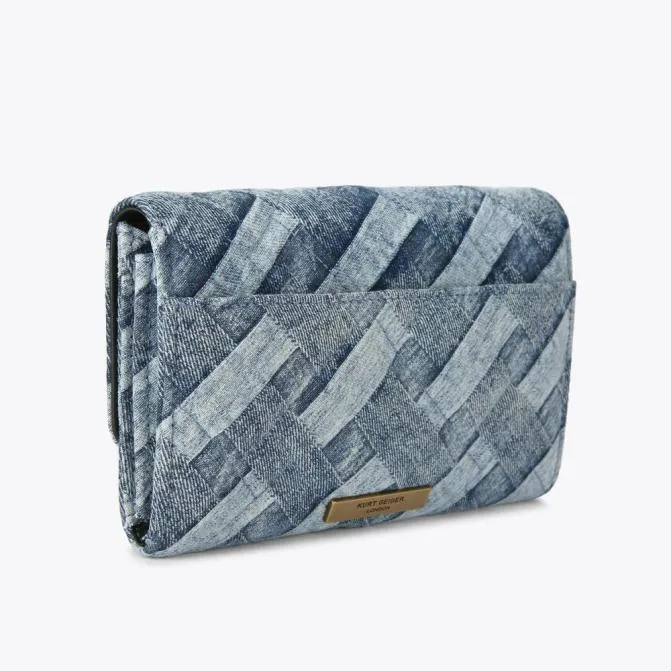 Kurt Geiger Wallets and Purses Kensington Wallet On Chain Denim 8211 Women