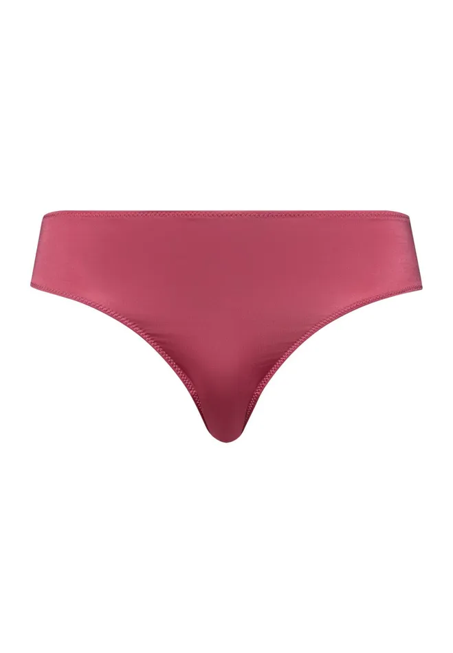 Lace Back Bikini Rose Wine Women HANRO Bikini Briefs