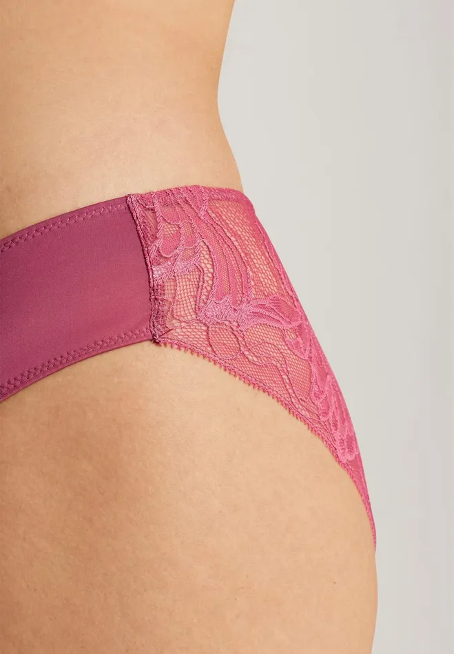 Lace Back Bikini Rose Wine Women HANRO Bikini Briefs