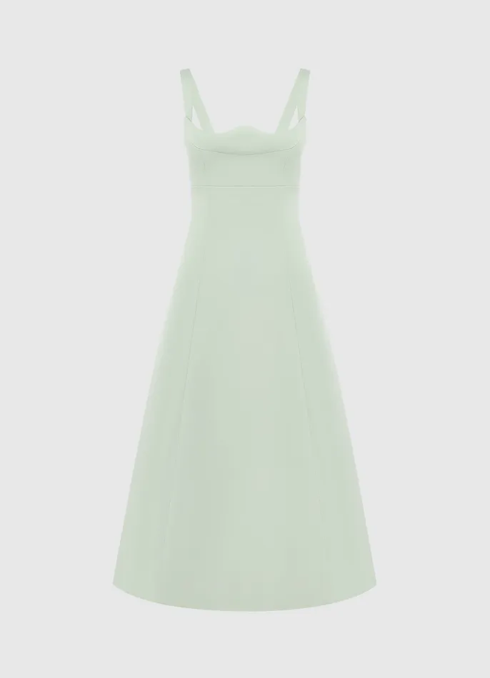 LEO LIN Odette Midi Dress 8211 Sage Women Dresses and Jumpsuits