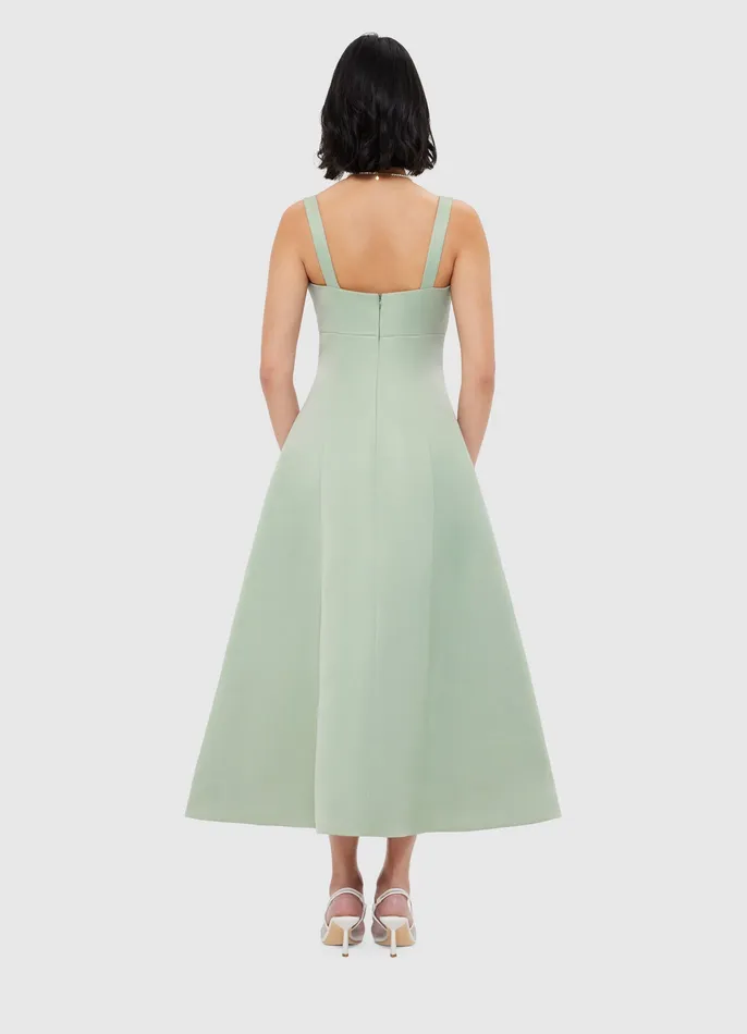 LEO LIN Odette Midi Dress 8211 Sage Women Dresses and Jumpsuits