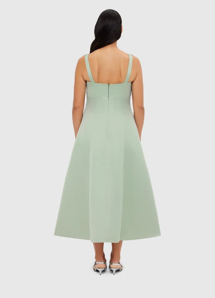 LEO LIN Odette Midi Dress 8211 Sage Women Dresses and Jumpsuits