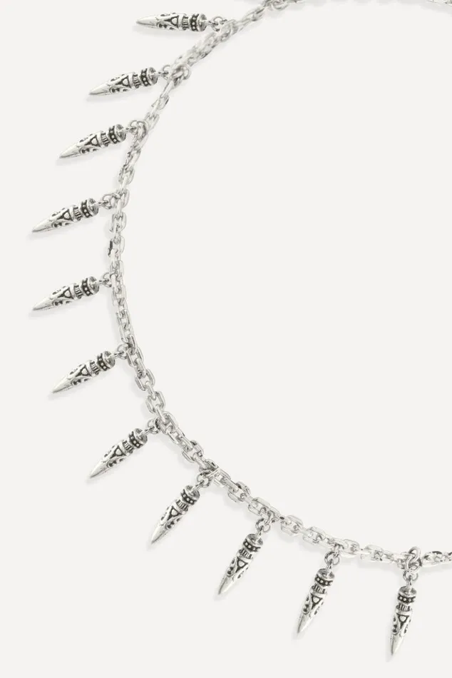 LeonieSilver Necklace Shoes and Accessories Baandsh Jewelry