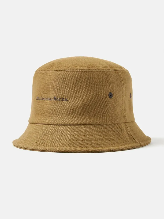 Lewis Hat In Khaki Canvas Men Universal Works Hats
