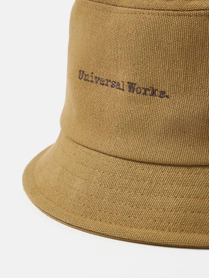 Lewis Hat In Khaki Canvas Men Universal Works Hats