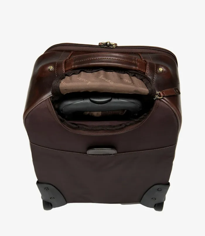 Loake Paris Wheeled Suitcase Brown Men Day Bags