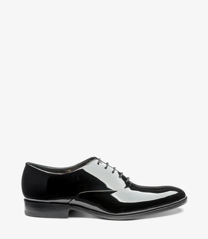 Loake Plain Ties Men Patent Black