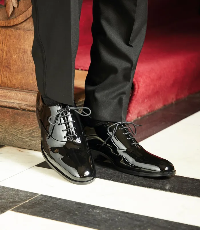 Loake Plain Ties Men Patent Black Loake Plain Ties Men Patent Black