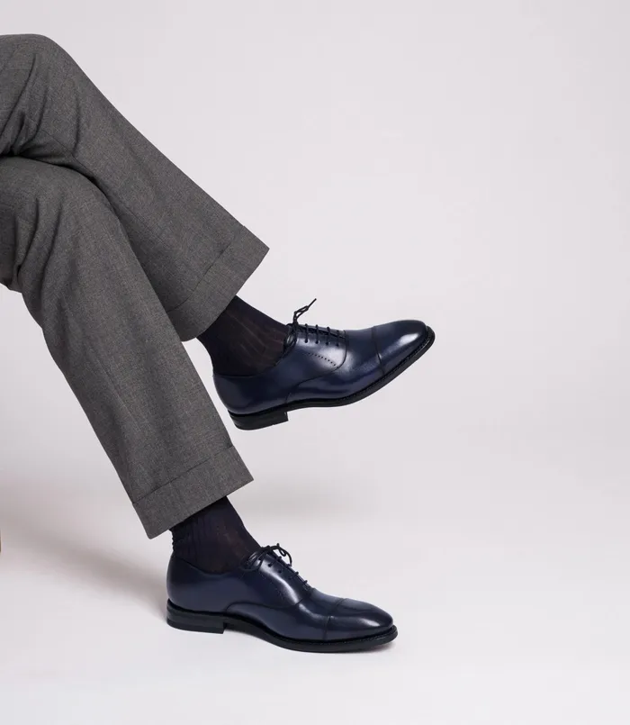 Loake Toe Caps Men Phoenix Navy Loake Toe Caps Men Phoenix Navy