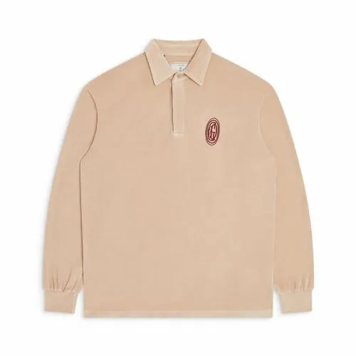 Long Sleeve Men Gallery Dept CHATEAU POLO SHIRT Light Tan