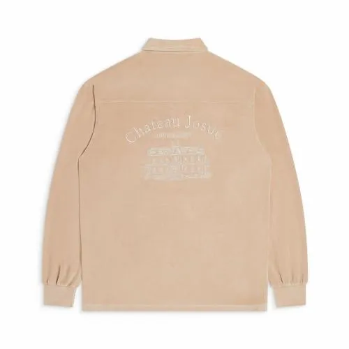 Long Sleeve Men Gallery Dept CHATEAU POLO SHIRT Light Tan