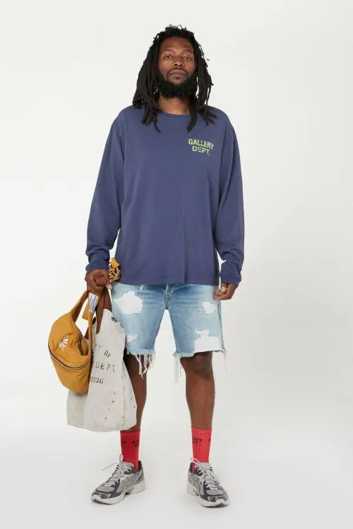 Long Sleeve Men Gallery Dept SOUVENIR LS TEE Navy