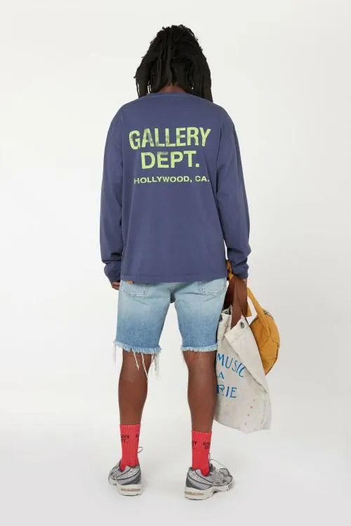 Long Sleeve Men Gallery Dept SOUVENIR LS TEE Navy