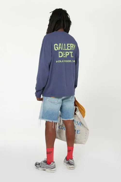 Long Sleeve Men Gallery Dept SOUVENIR LS TEE Navy