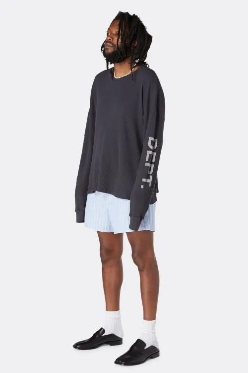 Long Sleeve Men Gallery Dept THERMAL LS Black