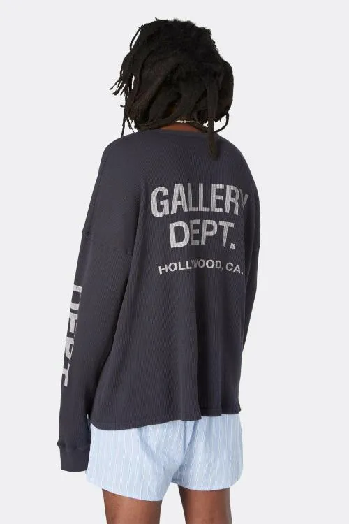 Long Sleeve Men Gallery Dept THERMAL LS Black