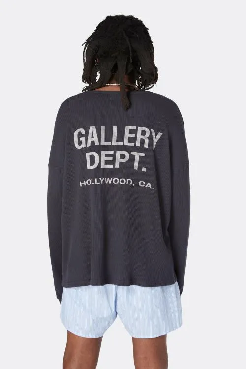Long Sleeve Men Gallery Dept THERMAL LS Black