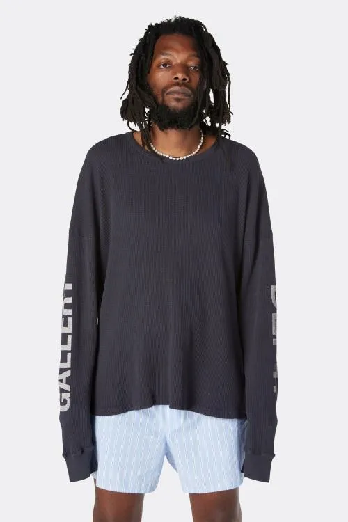 Long Sleeve Men Gallery Dept THERMAL LS Black