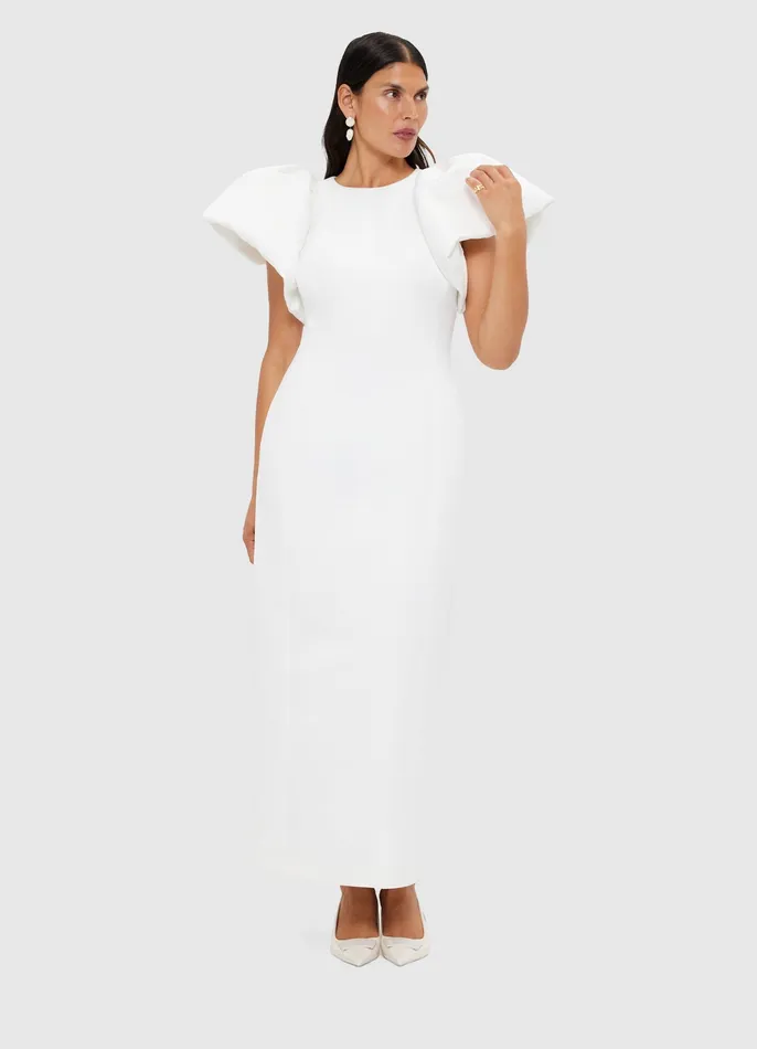 Lucinda Maxi Dress 8211 Snow Dresses and Jumpsuits LEO LIN Women