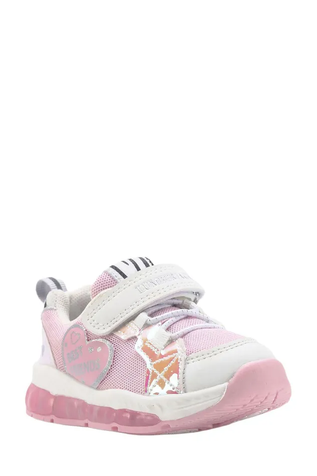 Lumberjack Shoes Girls 1 VELCRO AND ELASTIC LACE PINK Girl Basic Casual Boots