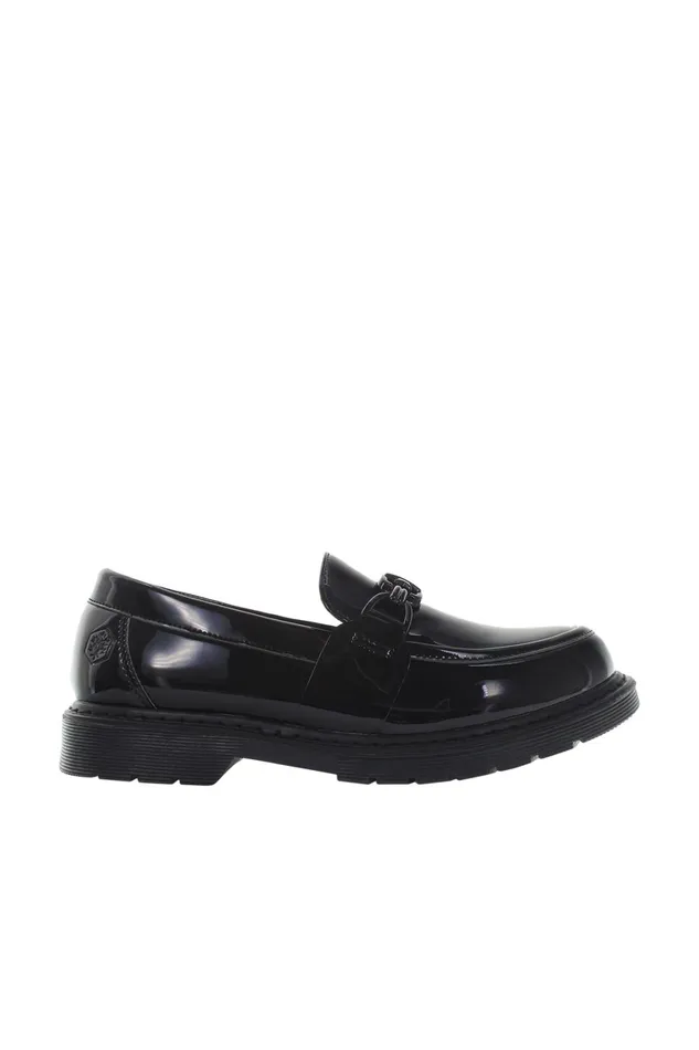 Lumberjack Shoes Girls MOCASSIN WITH ACCESSORY BLACK Girl Slip On Black