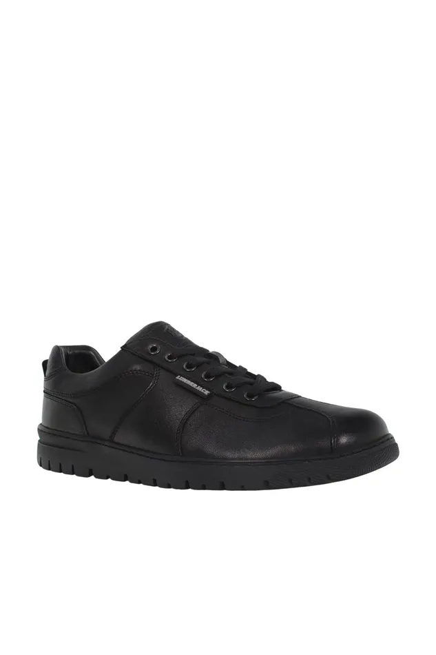 Lumberjack SNEAKERS Men LACE UP SHOE BLACK Man 782 Black