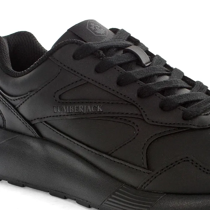 Lumberjack SNEAKERS Women BONT ACTIVE LACED BLACK Woman Comfort Shoes Black