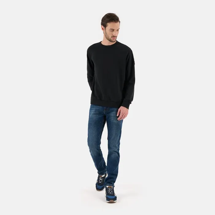Lumberjack SWEATSHIRTS Men BASIC SWEATSHIRT SLEEVE P BLACK Man Sweatshirt Black Lumberjack SWEATSHIRTS Men BASIC SWEATSHIRT SLEEVE P BLACK Man Sweatshirt Black