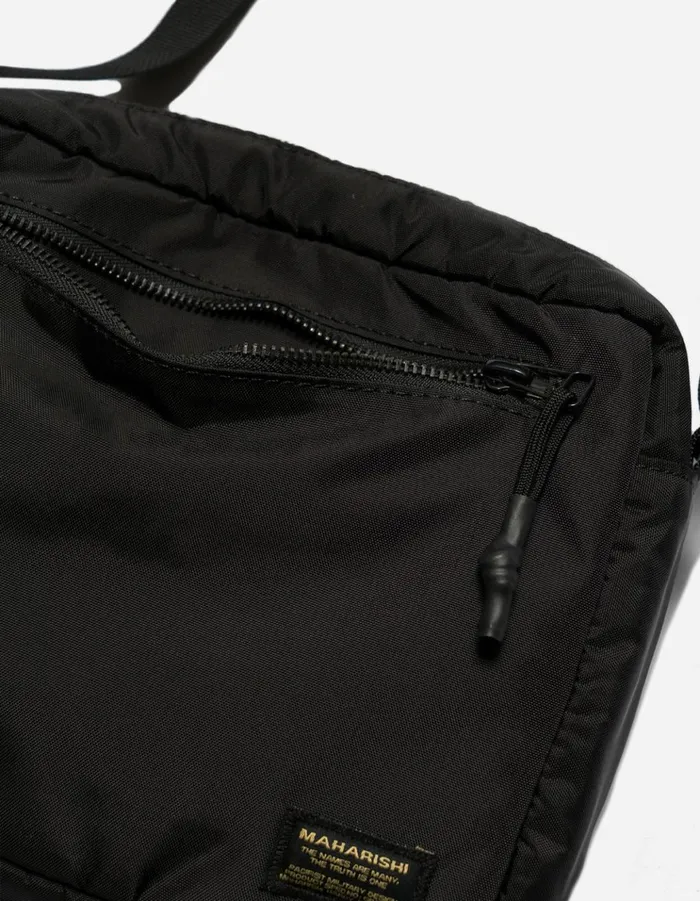 Maharishi Bags 1115 Maha MALICE Cross Body Bag Black 8211 Men