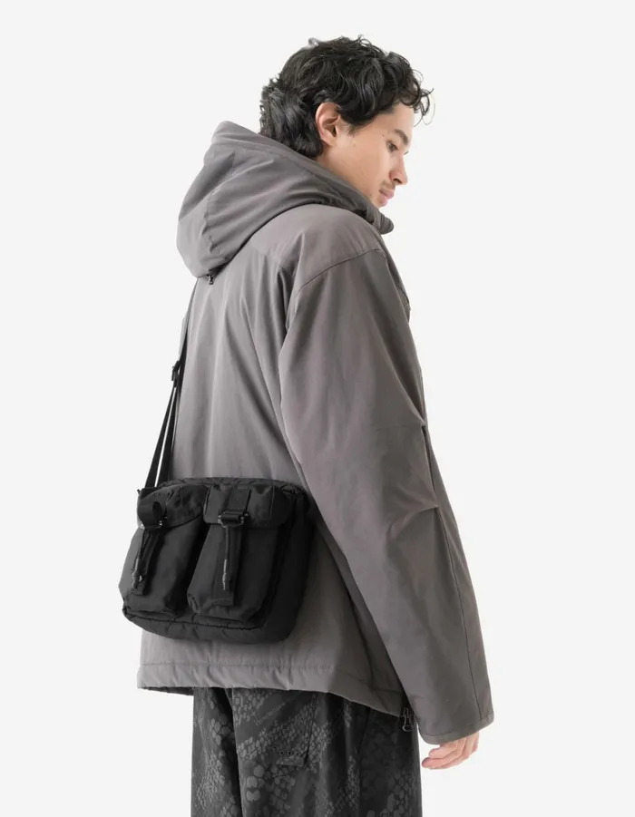 Maharishi Bags 1115 Maha MALICE Cross Body Bag Black 8211 Men
