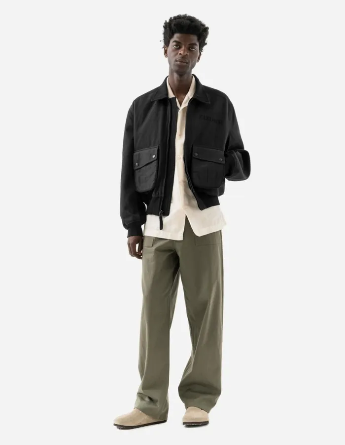 Maharishi Jackets 6101 Crow and Heron M42 Flight Jacket Black 8211 Men