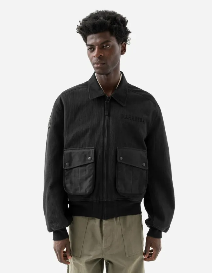 Maharishi Jackets 6101 Crow and Heron M42 Flight Jacket Black 8211 Men