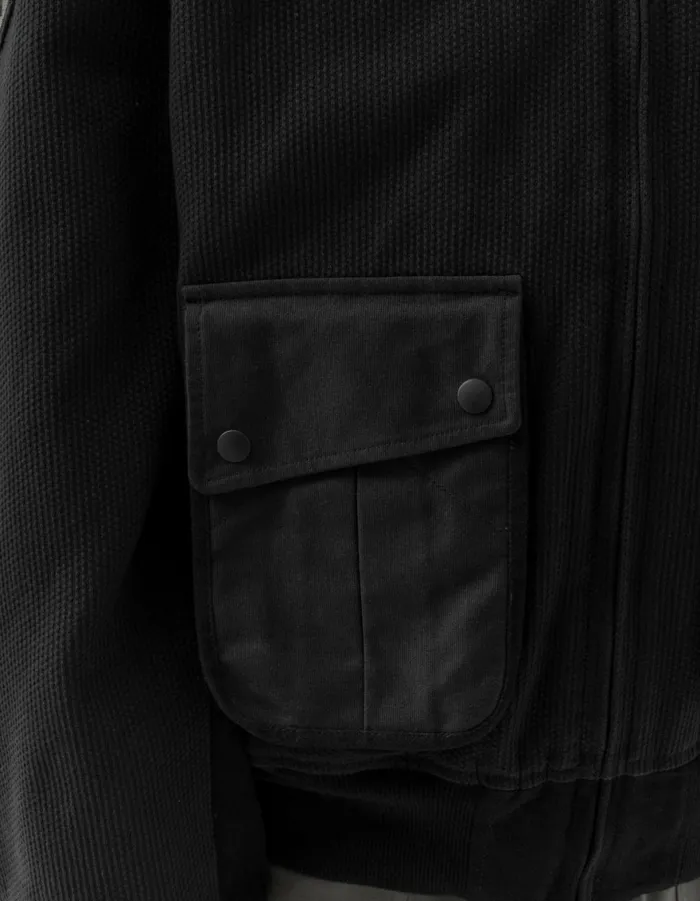 Maharishi Jackets 6101 Crow and Heron M42 Flight Jacket Black 8211 Men