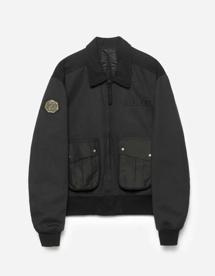 Maharishi Jackets 6101 Crow and Heron M42 Flight Jacket Black 8211 Men