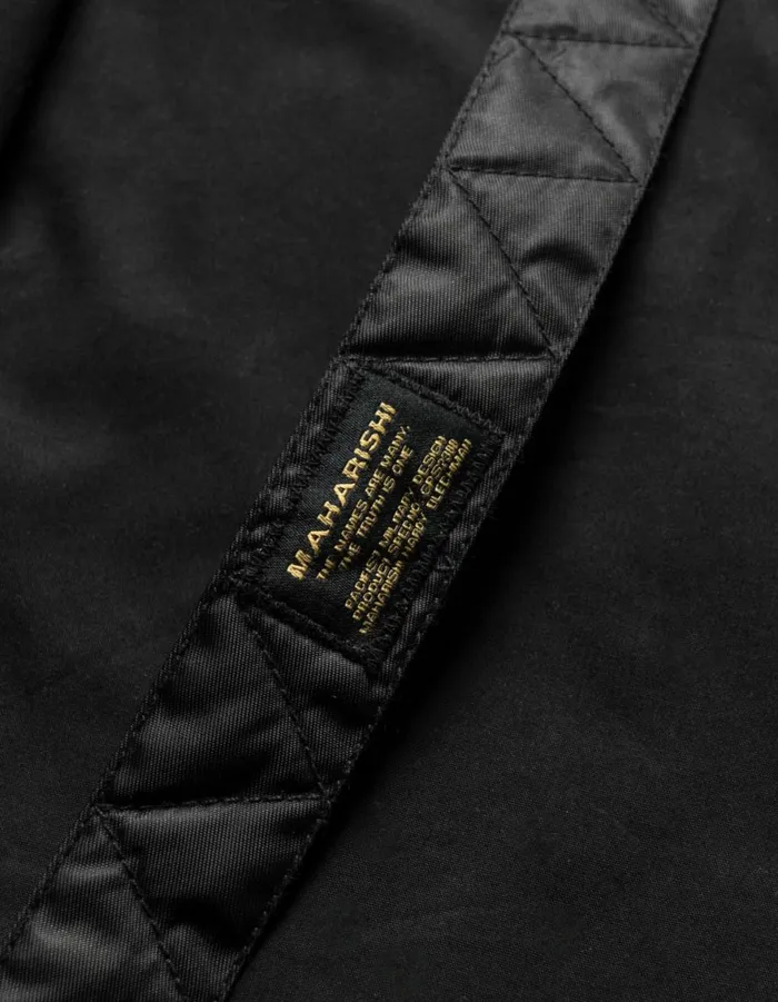 Maharishi Jackets 6101 Crow and Heron M42 Flight Jacket Black 8211 Men