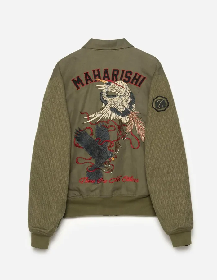 Maharishi Jackets 6101 Crow and Heron M42 Flight Jacket Olive OG107F 8211 Men