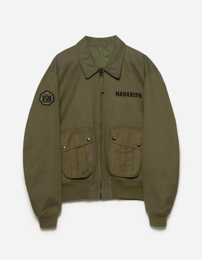 Maharishi Jackets 6101 Crow and Heron M42 Flight Jacket Olive OG107F 8211 Men