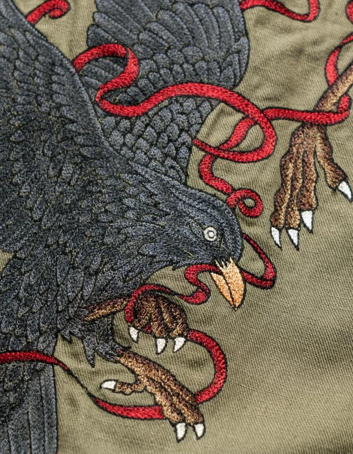Maharishi Jackets 6101 Crow and Heron M42 Flight Jacket Olive OG107F 8211 Men