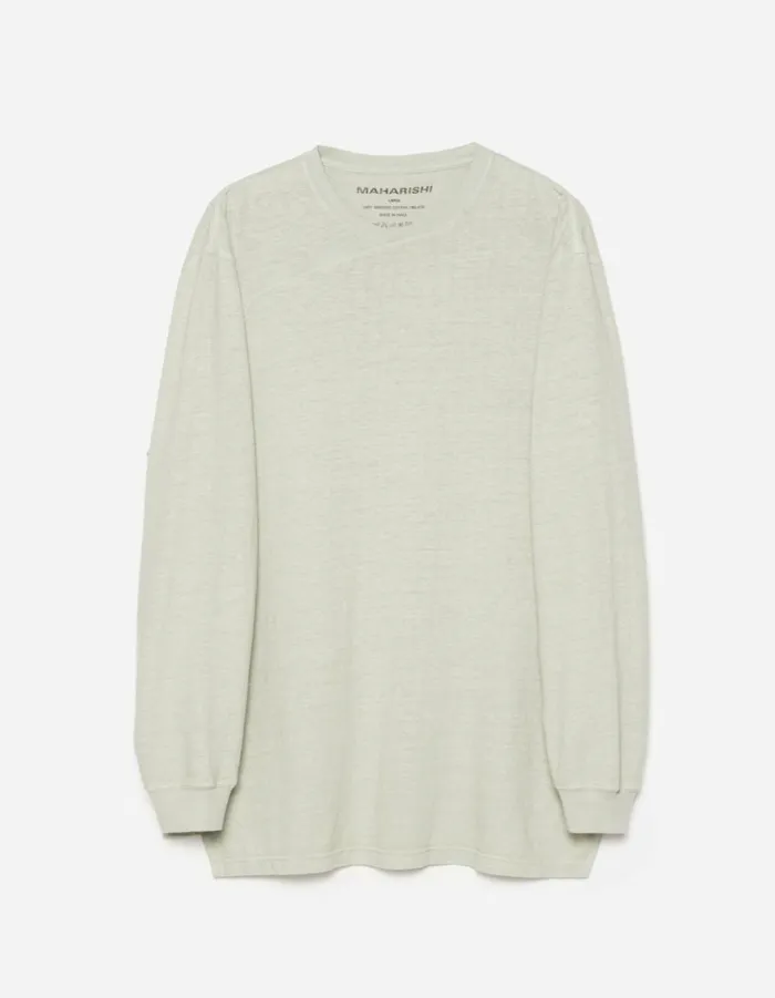 Maharishi Long Sleeve TShirts 6001 Monk Organic Hemp LS TShirt Sage 8211 Men